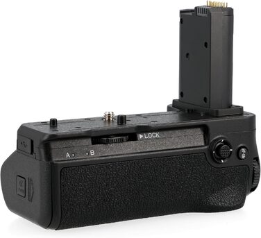 Набір батарейного хвата для Canon EOS RP та R8, сумісний з Nikon Z6 III Z5 II (MB-N14), чорний. Зручний хват, 2 акумулятори, портретний/горизонтальний формат