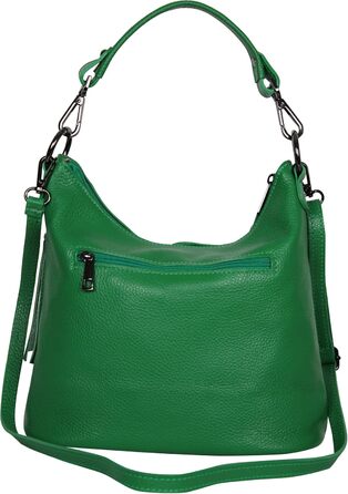Сумка жіноча AmbraModa GLX09 шкіряна через плече, зелена