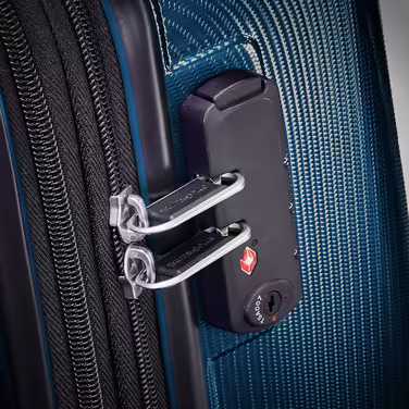 Samsonite Winfield 3 DLX Hardside Luggage with Spinner Wheels, One Size, Carry-on (Check-in, medium, Navy)