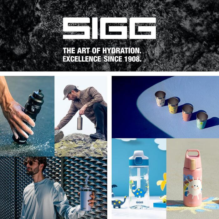 SIGG - Tritan Drinking Bottle - Sport Bottle Total Clear ONE MyPlanet Aqua - Carbonated Drinks - Dishwasher Safe, Leak-Proof, Scratch-Resistant - BPA-Free - Sports & Fitness - Blue - 0.5L