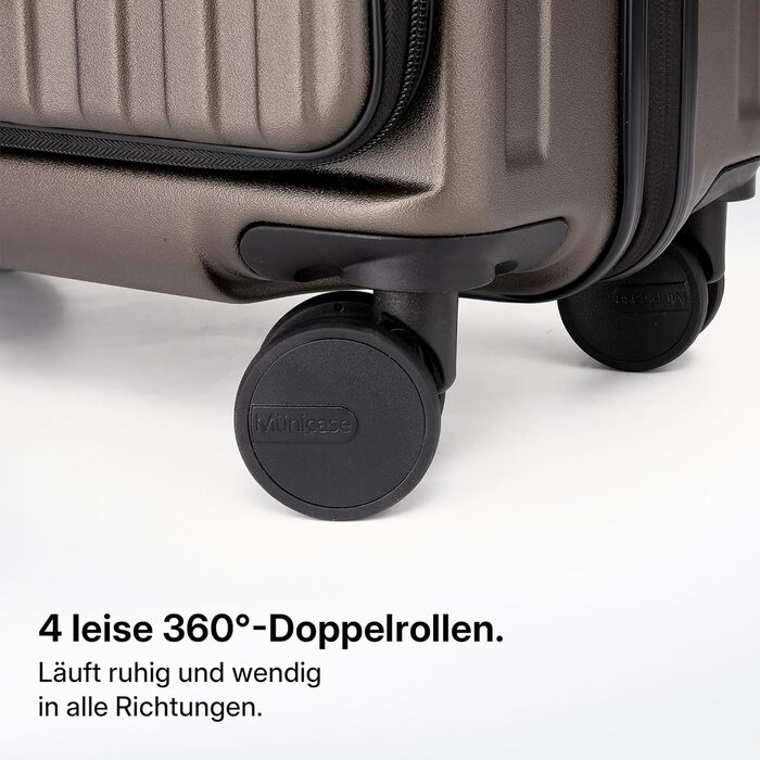 Валіза розширювана, жорсткий корпус, верхня панель відкривається, компресійний ремінь, додатковий простір | Міцний, еластичний, стійкий до подряпин, легкий (L-65см, Кофе)