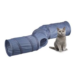 Relaxdays Складаний котячий тунель з 4 виходами