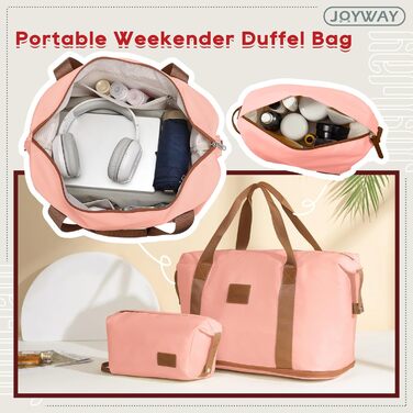 Набір валіз Joyway ABS з розширенням, 5шт, білий (рожевий), з TSA-замком та 4 колесами