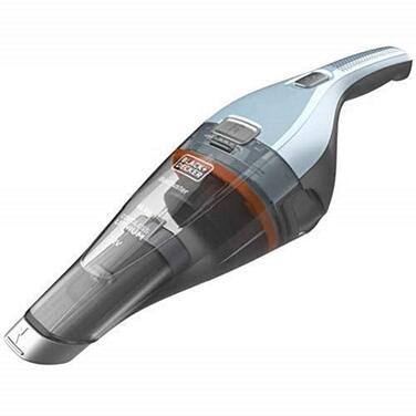 Акумуляторний пилосос ручний BLACK+DECKER Dustbuster 7.2V NVC215W блакитний: безмішковий, бездротовий, з насадкою та зарядним пристроєм