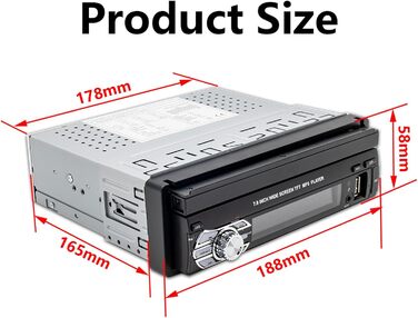 VBESTLIFE Bluetooth автомагнітола 7
