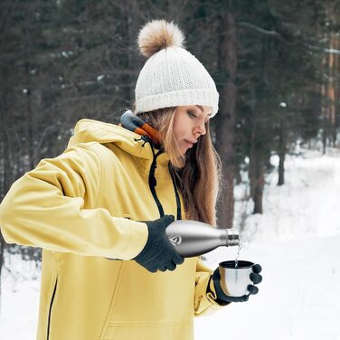Термос-пляшка з нержавіючої сталі 1000 мл, без BPA, з подвійними стінками, для газованих напоїв, ізотермічна пляшка для кемпінгу, дітей, фітнесу, спорту, подорожей, хлопчиків та дівчаток 1000 мл
