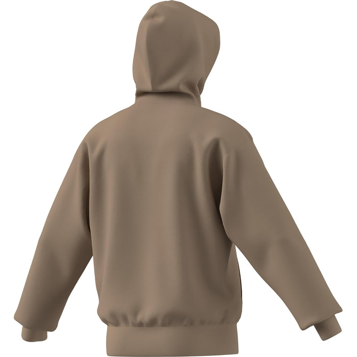 Чоловічий худі Adidas Essentials Linear Fleece з капюшоном, колір Warm Sandstone/Black, розмір S