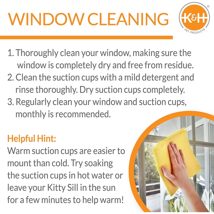 Кіттензіл K&H 779092 EZ Easy Window Mount - Двоярусне ліжко для котів на вікно