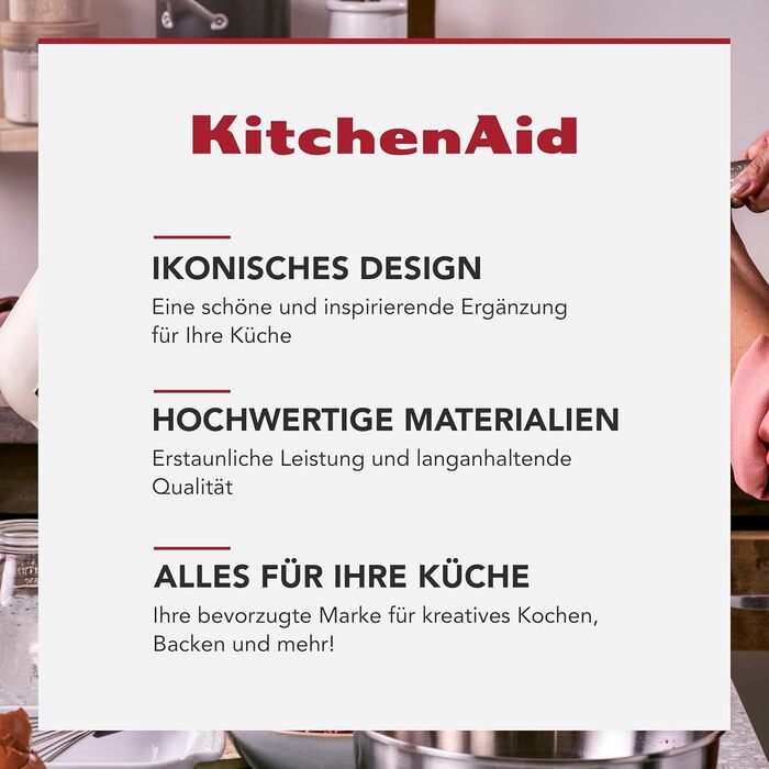 Млинцева пательня KitchenAid Classic Forged 24 см, анодований алюміній, керамічне антипригарне покриття без PFAS, для індукції, духовки та посудомийки, чорна
