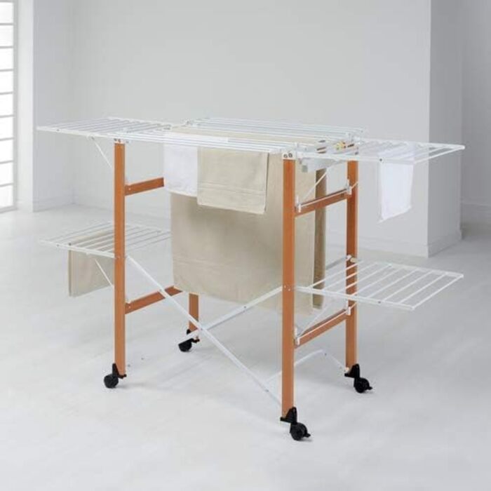 Підставка для білизни Foppapedretti Gulliver, 105 x 80 x 174 см, дерев'яна, горіх