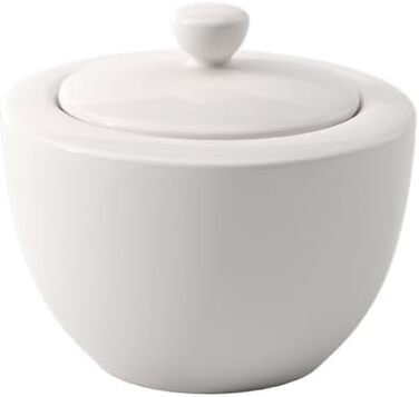 Цукорниця Villeroy & Boch For Me - 300 мл, преміум фарфор, з кришкою, для цукру, сумісна з посудомийною машиною