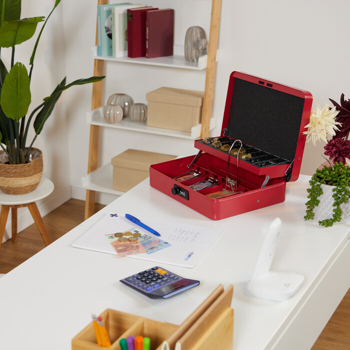 Relaxdays Cash Box Комбінація номерів Євро