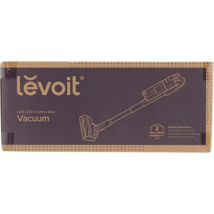 Бездротовий пилосос Levoit LVAC-200: 4-в-1, для дому та авто, фільтрація 99.9%, видалення шерсті тварин