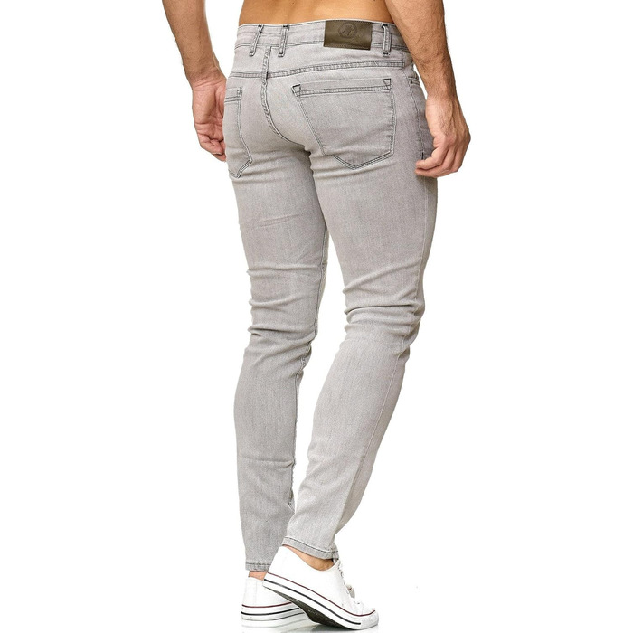 Чоловічі джинси Tazzio Slim Fit сірі, еластичні, модель 16533, 32W/34L
