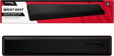 Підставка для зап'ястя HyperX Ergonomisch, гумова, чорна