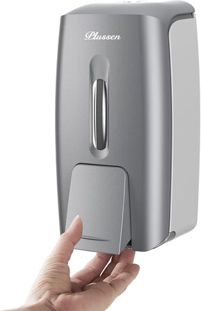 Настінний диспенсер для мила та гелю для душу (9088-Сірий)