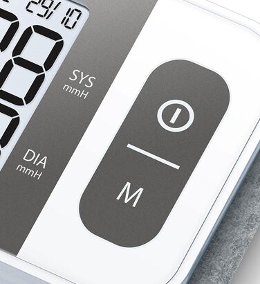 Тонометр Sanitas SBC 15 на зап'ястя, автоматичний вимірювач артеріального тиску та пульсу, функція попередження про можливі аритмії