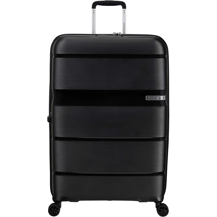 American Tourister Linex - Spinner L Suitcase, 76 cm, 102 L, (Black, L (76 cm - 102 L))