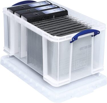 Really Useful Box 3 x 48 Liter - 60 x 40 x 31.5cm - transparent