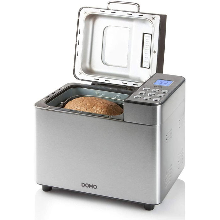 Хлібопічка Domo B3971, сріблястий/сірий, 500 Вт