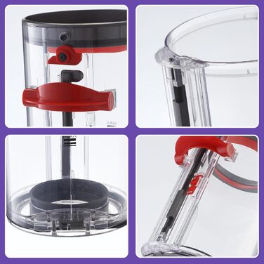 Замінний контейнер для пилососів Dyson V11, V15, SV14, SV15, SV17, SV22 (оригінальні запчастини No.970050-01 та 965443-01)