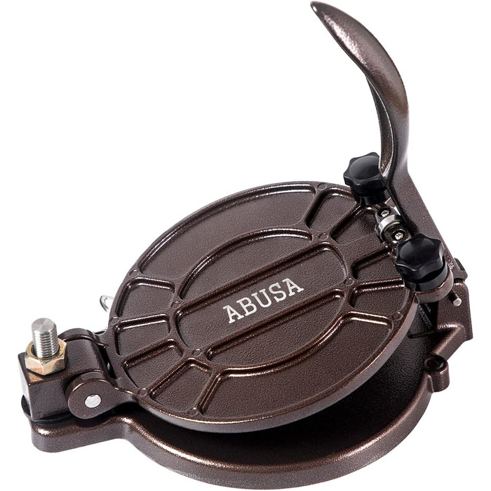 Пресс для тортилій, регульований, 20.3 см, бронзовий, для роті, доса, тамале, піци, пирогів, котлет, 8 дюймів