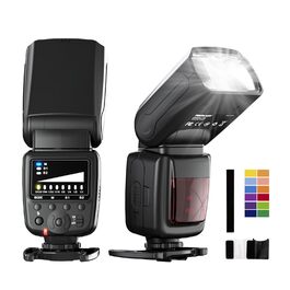 Спалахувач PHOTOOLEX Blitz Speedlite для Canon, Nikon, Sony, Panasonic, Olympus, Pentax, Fujifilm, Sigma, Minolta та інші DSLR/Digital/Film SLR камери з роз'ємом Hot-Schuh