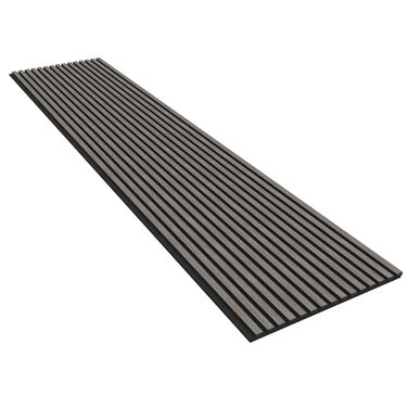 Акустичні стінові панелі HORI з ефектом дерева для шумоізоляції та декору стін, 3D Silver Oak (270x60,5x2,1 см)