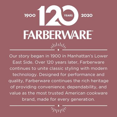 Форма для запікання Farberware 9x5 дюймів, антипригарна, для м'ясного хліба і випічки, рожеве золото
