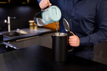 Скляний фільтр-кувшин Wessper D2 BOROSILICATE 3л, м'ятний + 7 фільтрів