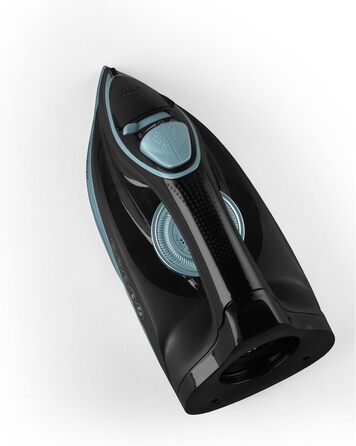 Праска Beldray 2600 Вт – керамічна підошва з антипригарним покриттям, регулювання температури та пари, самоочищення, резервуар 280 мл, до 140 г/хв, висока потужність (EU-штепсель, блакитний)