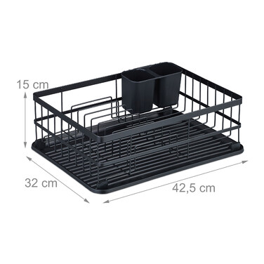 Relaxdays Dish Drainer with Drip Tray