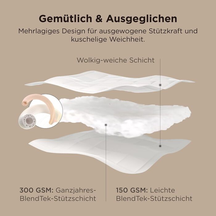 Комплект постільної білизни BEDSURE: ковдра 135x200 (зимова 450gsm, літня 150gsm) для 4 сезонів, 2 шт.