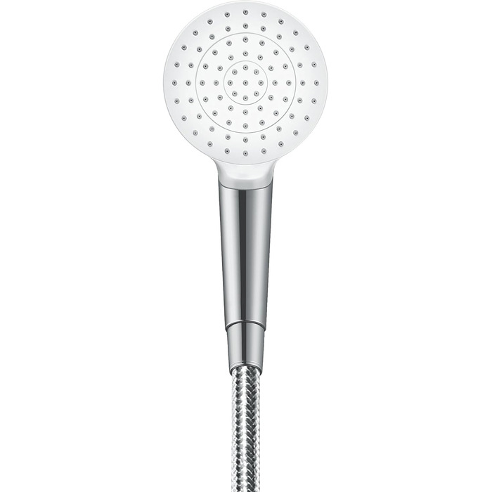 hansgrohe Crometta Shower Set, 0.65 m, water-saving, White/Chrome