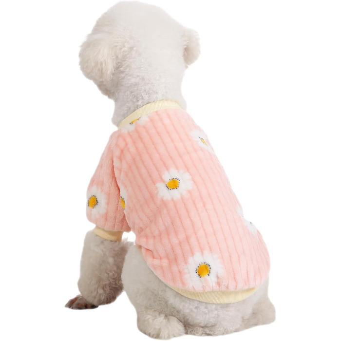 Dog Sweaters, 3-Pack, Dog Sweaters for Small Dogs, Dog Clothes for Small Dogs, Boys and Girls, Ultra-Soft and Warm Puppy Sweater Dog Coat for Winter Christmas (XXS, (XX-Small, Dy Pink+Dy Purple+Dy Yellow)