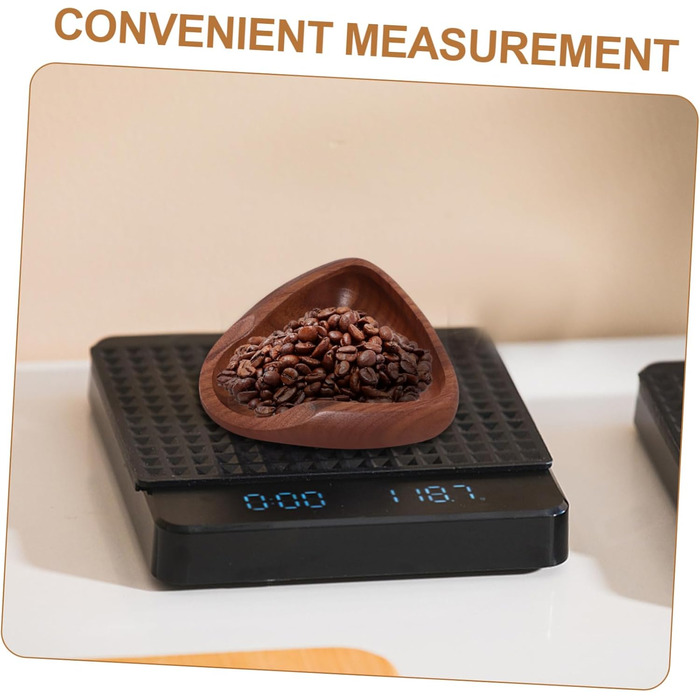Cabilock 2 Pack Coffee Bean Measuring Tray, Coffee Bean Measuring Cup, Coffee Beans, Coffee Measuring Cup, Coffee Bean Holder, Bean Sample Dish, Reusable Bean Tray