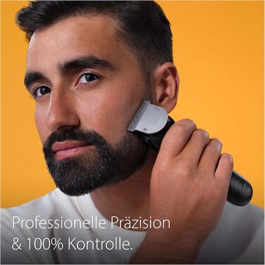Триммер для бороди Braun Series 9 BT9440: професійний набір 11 в 1, акумуляторний, водонепроникний, 40 налаштувань довжини, хромований