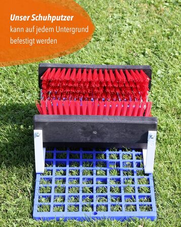 SPORTIKEL24 Shoe Cleaning Mat for Sports, Leisure, Construction & Industry – Scraper Grids for all Shoes & Boots – Dimensions: 60 cm x 30 cm x 20 cm
