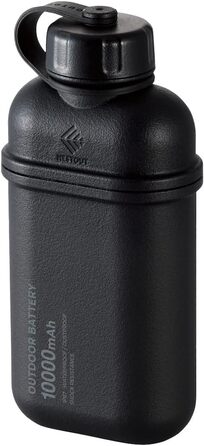 Портативний зарядний пристрій ELECOM NESTOUT 10000mAh: водонепроникний, ударостійкий, з Power Delivery 20W (USB-C) - Чорний