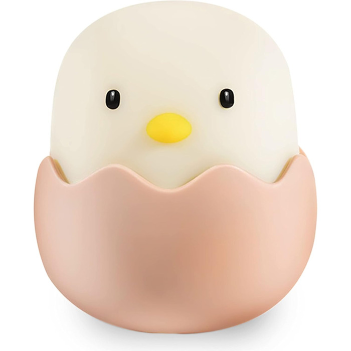 MegaLight LED Night Light Kids RGB Color Changing | Night Light Baby without swallowable small parts | Nursing light dimmable timer | Night lamp for children's room touch USB | (Eggy Egg)