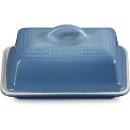 Le Creuset Stoneware Butter Dish, 900 g, 17 x 12.5 x 9 cm, Chambray, 70837174340000