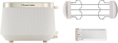 Тостер Russell Hobbs Brontë Stone з 6 рівнями підсмажування, підігрівом та функцією підйому