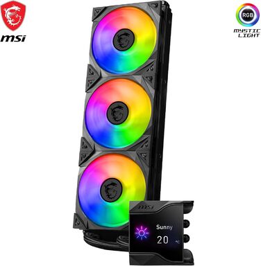 MSI MAG CoreLiquid I AIO: Система водяного охолодження ЦП з RGB підсвіткою (360 мм)