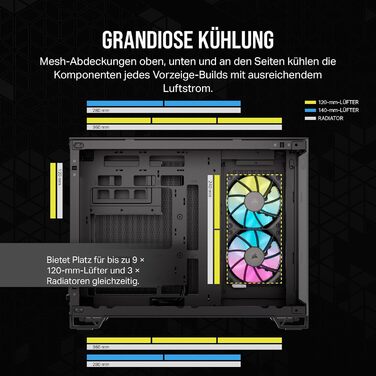 Корпус для ПК CORSAIR 2500X mATX з двокамерним дизайном та підтримкою зворотного підключення материнської плати