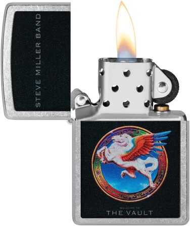 Запальничка Zippo Steve Miller Band Welcome to The Vault, хромована, кишенькова