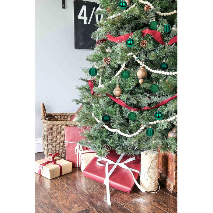 5 см ялинкові кулі, 30 шт., золоті, міцні, для прикраси ялинки на Новий Рік