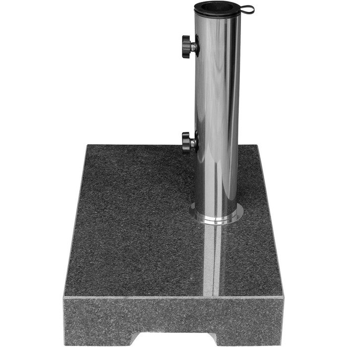 Andora Umbrella Stand, Granite, 25 kg, Dark Grey, Balcony Stand, Max 48mm Stem