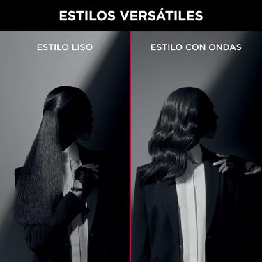 Випрямляч для волосся Rowenta x Karl Lagerfeld SF411L Extra Liss з керамічним покриттям, чорний