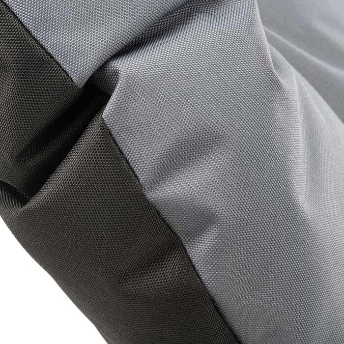 Ортопедичне собаче ліжко Ferplast для великих собак: м'яка лежанка, водонепроникний знімний чохол, 110 x 70 x 8 см, сірий