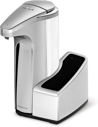 Simplehuman Sensor Soap Dispenser - Brushed Nickel, White (384ml)